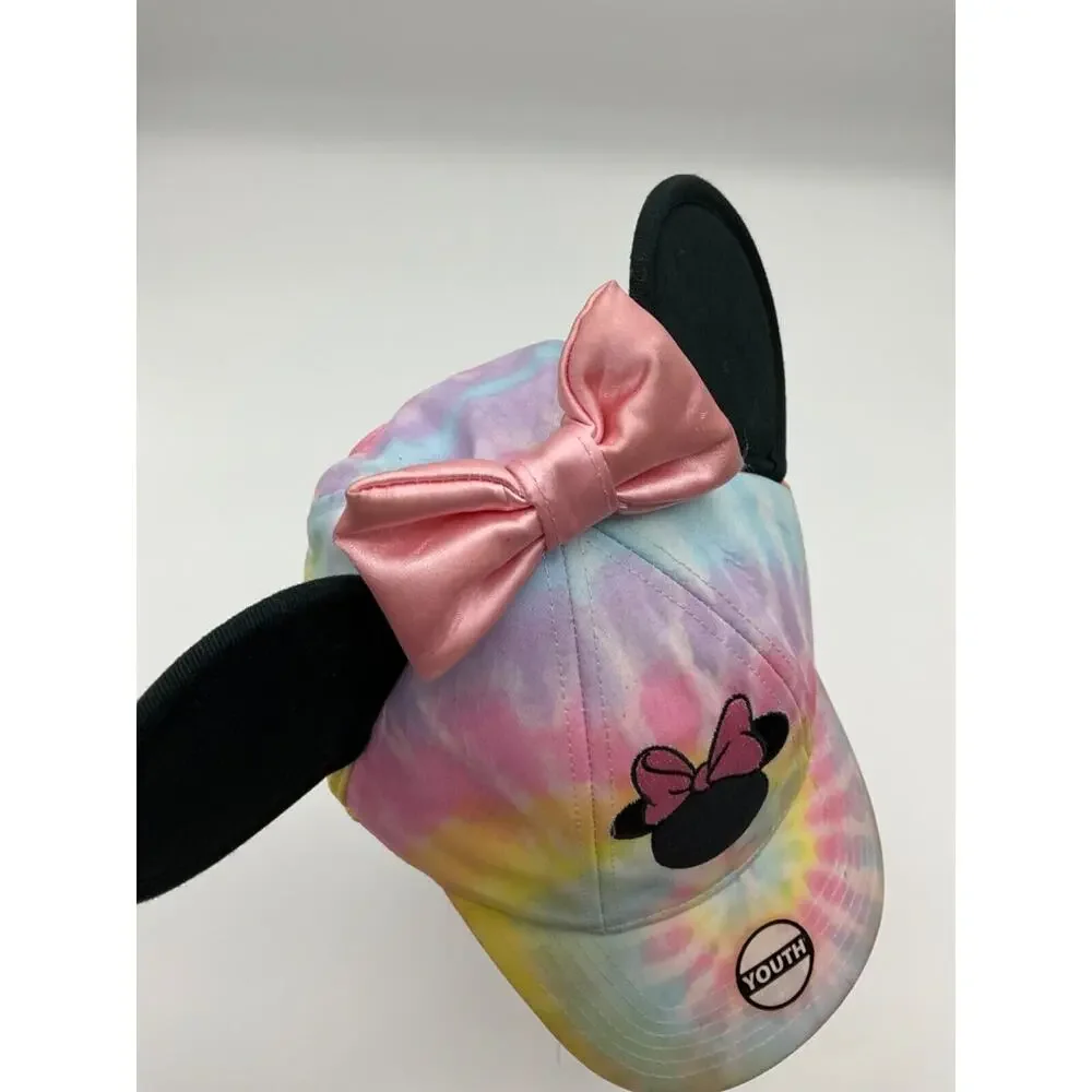 Youth Disney Ears‎ Hat/Cap, Adjustable Strap, Multi-Color, Polyester,